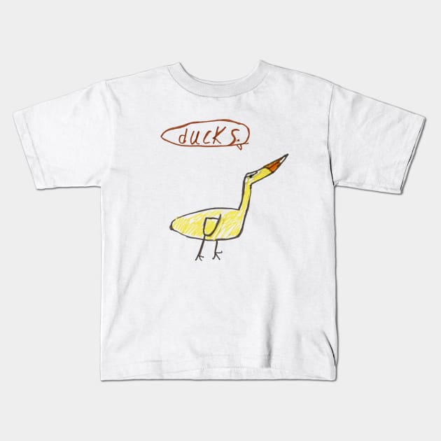 kids art ducks Kids T-Shirt by pimkie